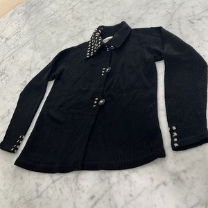 Sandra Miller Luxury Fibers Knit Cardigan Sweater